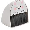 KiBcsLic Mini Broom with Dustpan, Home and Kitchen Sweeping for Kids, Rabbit view 3