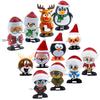 12PCS Christmas Wind Up Figurines for Kids  Christmas Stocking Stuffers, Mini Xmas Clockwork Figurine Assortment, Santa & Tree Wind Up Chain Figures, Goody Bag Fillers for Kids Party Favors Birthday view 1