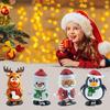 12PCS Christmas Wind Up Figurines for Kids  Christmas Stocking Stuffers, Mini Xmas Clockwork Figurine Assortment, Santa & Tree Wind Up Chain Figures, Goody Bag Fillers for Kids Party Favors Birthday view 3