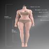 1/6 Scale Female Body, 12inch Super Flexible European Body Strong Muscle Makeup Version Detachable Feet Action Figure Seamless Large Bust Figure Body Collectble (Normal Skin) view 2