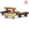 21Pcs Miniature Resin Bench for Dollhouse Crafts, Small Zen Garden Ornaments, Mini Fairy Garden Accessories, Park Seat Statue, DIY Scene Furniture Decoration for Bonsai, Terrariums, Micro Landscape view 4