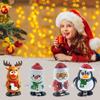 4PCS Christmas Wind Up Figurines for Kids  Christmas Stocking Stuffers, Mini Xmas Clockwork Figurine Assortment, Santa & Tree Wind Up Chain Figures, Goody Bag Fillers for Kids Party Favors Birthday view 3