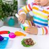 DOITOOL 8pcs Fake Meatballs, 1.38 inch Artificial Beef Meatballs, Fake Meat Food Model, PVC Realistic Food Props for Home Kitchen Party Decoration view 2