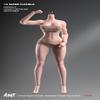 1/6 Scale Female Body, 12inch Super Flexible European Body Strong Muscle Makeup Version Detachable Feet Action Figure Seamless Large Bust Figure Body Collectble (Pale Skin) view 4