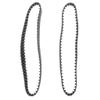 KiBcsLic 2pcs Rubber Tank Track for RC Cars Cross Country Vehicle Model Kit view 2