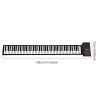 KiBcsLic 88 Keys Roll Up Flexible Piano with LED Display Portable Digital Music Piano view 4