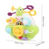 Drfeify Baby Rattle Toy, Pull Along Multi Functional Cute Activity Board Hand Grasping Rattle Infant Soothing Sensory Board view 2