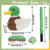 Mallard Duck Pinata Bundle with Stick, Blindfold, Bat, Gender Reveal Confetti for Duck Hunting Birthday One Lucky Party Decoration Farm Animal Theme Party Supplies view 2
