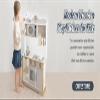 Greensen Wooden Play Kitchen Toddler Kitchen Playset Kids with Oven Stove Sink & Accessories for Girls Boys Ages 3+ (68 * 26.5 * 85cm) view 2
