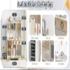 Greensen Wooden Play Kitchen Toddler Kitchen Playset Kids with Oven Stove Sink & Accessories for Girls Boys Ages 3+ (68 * 26.5 * 85cm) view 3