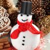 Abaodam 50pcs Mini Black Top Hats Snowman Decorating - Christmas Party Diy Decoration Mini Snowman Top Hats Birthday Wedding Family Gathering Party Supplies view 3