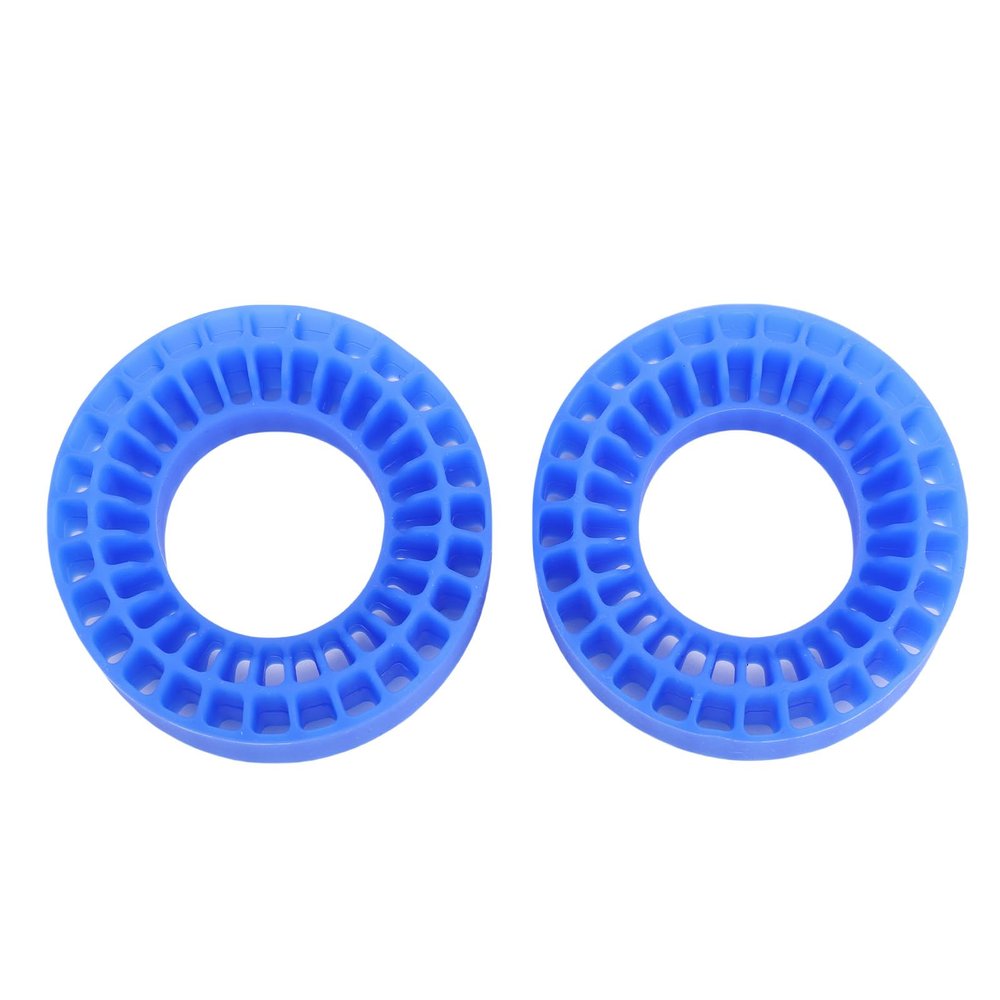 Drfeify 2pcs Silicone Tire Inserts, 1 Inch Tire Liner Double Layer Hollowed Out Silicone Inner Tube 55x20mm (Blue)