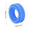 Drfeify 2pcs Silicone Tire Inserts, 1 Inch Tire Liner Double Layer Hollowed Out Silicone Inner Tube 55x20mm (Blue) view 3