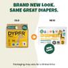 DYPER - Pack of 2 Baby Diapers Size 3 (56 Count) - Leak Proof, Plant Based, Hypoallergenic & Ultra Absorbent Disposable Diaper for Day & Overnight, Skin-Friendly Comfort Size 3 Diapers (16-28 lbs) view 2