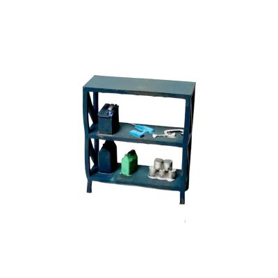 1/64 Scale Diorama Diecast Car Garage Miniature Model Set, Complete Auto Shop Diorama with Tools, Car Parking Lot Repair Lifter Accessories Prop (Tool Rack)