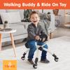 YBIKE Pewi Toddler Balance Bike - Kids Ride On Toys, Baby Push Car, Toddler Walker for Ages 9 Months to 3 Yrs, Durable Walking Buddy Push Toy, Comfortable, Indoor & Outdoor, Up to 44 Lbs, Black view 3