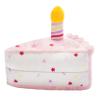 Baby Starters Magic Years Musical Light Up Plush Toy, Happy Birthday Cake Slice, 6 inches, Pink view 4