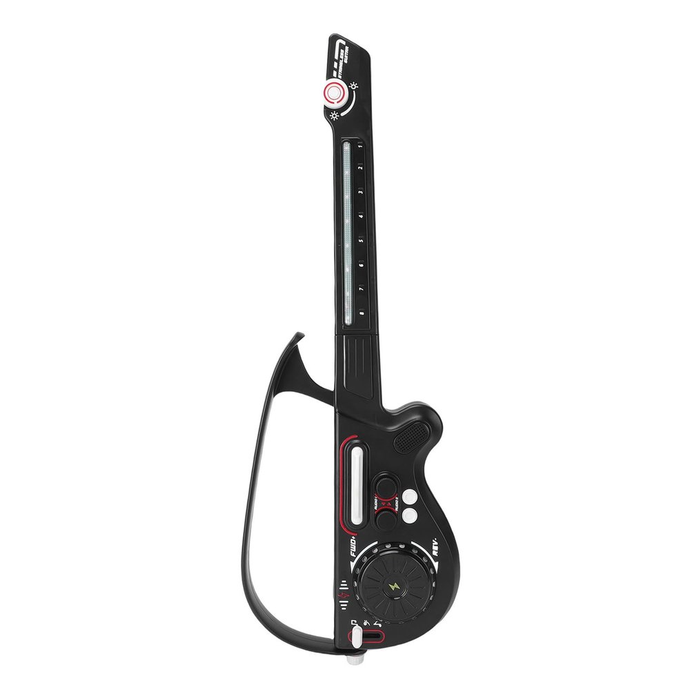 Asixxsix Stringless Smart Guitar, Portable Foldable Guitars for All Skill Levels, Built in Effects & Bluetooth, Musical Toy Guitar for Girls, Boys, Toddlers Christmas Birthday Gift (Black)