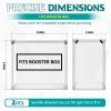 Cinnvoice 3 Pcs Acrylic Magnetic Case Compatible with Booster Box Protective Case Stackable 4mm Thick Magnetic Closure Box Gifts for Collectors, Cards Not Included view 2