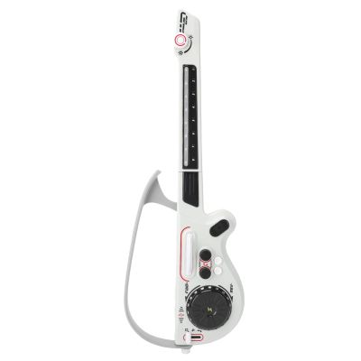 Asixxsix Stringless Smart Guitar, Portable Foldable Guitars for All Skill Levels, Built in Effects & Bluetooth, Musical Toy Guitar for Girls, Boys, Toddlers Christmas Birthday Gift (White)