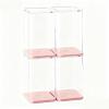 4 Pack Display Boxes Clear Small Display Case for Mini Pop Figures, Stackable Acrylic Dustproof Blind Box for Funko Pop Figures, Collectibles, Mini Toys, Vinyl Figures view 1