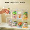 4 Pack Display Boxes Clear Small Display Case for Mini Pop Figures, Stackable Acrylic Dustproof Blind Box for Funko Pop Figures, Collectibles, Mini Toys, Vinyl Figures view 3