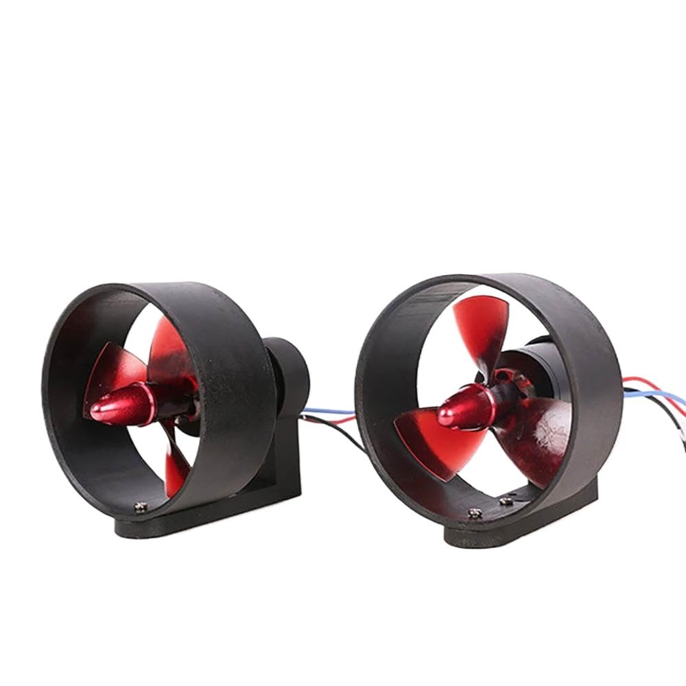 12V 24V Brushless Motor Underwater Thruster With 3 Propeller For RC Boat Ship Model DIY Kits Accessories Parts Compatible With Most RC Watercraft(CCW)