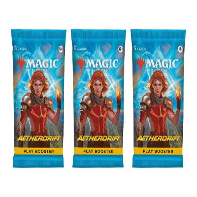 3 Packs Magic The Gathering Play Booster Pack Lot for MTG Aetherdrift