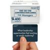 400 One-on-One Meeting Conversation Cards for Managers  2.5" x 1.75" Question Cards to Support Staff, Enhance Employee Growth Conversations, and Strengthen Your Team view 1