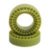 SPYMINNPOO 2pcs RC Tire Inserts, Dual Layer Hollow Silicone Inserts with Enhanced Grip & Shock Absorption for 1.0in Tires (Green) view 1