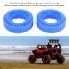 SUNGOOYUE Silicone Tire Inserts, 2pcs Water Proof Silicone RC Wheel Tire Liners with Dual Layer Hollow Structure for 1.0in Tires (Blue) view 4