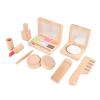 Matybobe Wooden Makeup Toy Set Premium Quality Kids Skincare Cosmetic Pretend Toys for Girls Creative Play House Timeless Wood Beauty Kit view 3