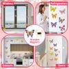 24 Pack Butterfly Party Favors - Non-Toxic Wooden DIY Butterflies Paint Craft - with Magnet Luminous Pen Diamond Sticker - Butterfly Birthday Party Supplies Goodie Bag Gift Prize for Kids Girl Toddler view 2