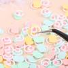 Acxico 12pcs Mini Heart-Shaped Desktop Decorations, ABS Plastic, Cute Ornaments for Home Office Tabletop Display view 2
