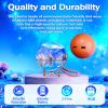 SDRYWXO Memory Orb Christmas Ornament,2.7" 3D Crystal Ball Video Player,Memory Sphere Ball,Custom Video Sphere Uploadable Videos & Photos,DIY Gift for Couples Friends Anniversary,Birthday,Pink,WiFi view 3