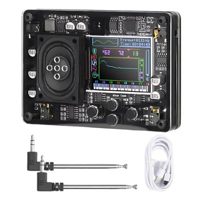 ToysCentral Basics Theremin With Oled Touch Screen, 70+ Sounds, Transparent Shell, Creative Music Toy, Includes 2 Antennas And Type-C Cable For Music Enthusiasts