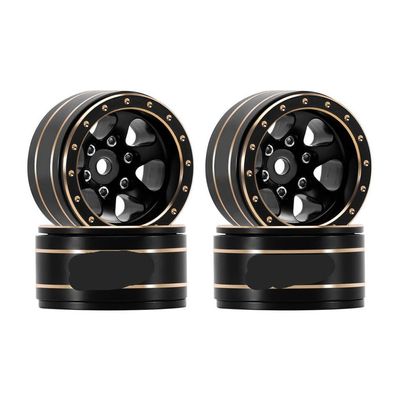 1.0 Inch Brass Beadlock Wheels 2 Pack Compatible With Automotive Motorcycle Parts For Part Number W1012