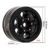 1.0 Inch Brass Beadlock Wheels 2 Pack Compatible With Automotive Motorcycle Parts For Part Number W1012 view 3