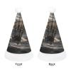 QWNMD Sailing Ship in StormSanta Hat Soft Christmas Party Hat with Printed Design Santa Hat, Suitable for All Ages view 3