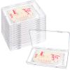 12 Pcs Clear Flat Breast Milk Freezer Storage Organizer, Space Saving Breastmilk Freezer Tray for Breastfeeding Bag Organization, Reusable Breastmilk Storage Containers, 7.48 x 5.11 x 0.67 in (12 Pcs) view 1