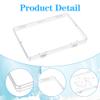 12 Pcs Clear Flat Breast Milk Freezer Storage Organizer, Space Saving Breastmilk Freezer Tray for Breastfeeding Bag Organization, Reusable Breastmilk Storage Containers, 7.48 x 5.11 x 0.67 in (12 Pcs) view 4