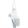 100 Percent Cotton White Bib Apron Size 28" x 35" Heavy Duty Weight view 2