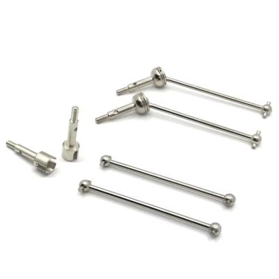 rc car DriveShafts Compatible with WLtoys 144001 144002 124016 124017 124018 124019 RC Car Upgrade Parts Accessories 4Pcs Metal Front Rear CVD Drive Shaft