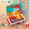 Crazyview Simulation Cooking Toy, Kids BBQ Grill Toys Set, Reusable Little Chef Pretend Play, Simulation Cooking Interactive Toys, BBQ Grill Simulated for Girls and Boys Aged 3-8 (Blue) view 3