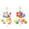 WARRIOO Multifunction Baby Crib Toy Animal Theme Textured Crinkle Paper Teether Sensory Exploration for Visual Cognitive Adjustable Hanging Toy view 3