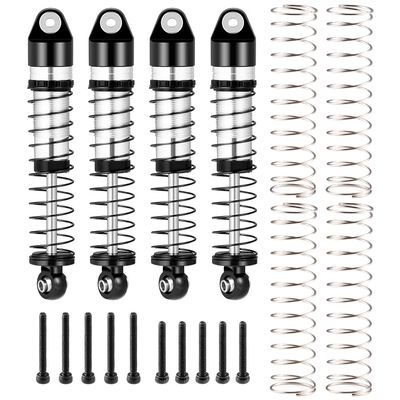 1/24th Aluminum RC Car Oil Shocks 48mm Extended Absorber Damper for All AXIAL SCX24 Deadbolt C10 JLU Gladiator Bronco