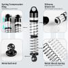 1/24th Aluminum RC Car Oil Shocks 48mm Extended Absorber Damper for All AXIAL SCX24 Deadbolt C10 JLU Gladiator Bronco view 2