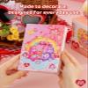 PieceRelax Care Bears A6 Puzzle Journal 233 Plastic Pieces for Adults - Lovely Day - Unique Gift & Home Dcor with Plastic Jigsaw Puzzle Artwork for Notebook [YB1049] view 3