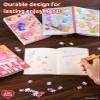 PieceRelax Care Bears A6 Puzzle Journal 233 Plastic Pieces for Adults - Lovely Day - Unique Gift & Home Dcor with Plastic Jigsaw Puzzle Artwork for Notebook [YB1049] view 4