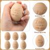 Bucherry 12 Pcs Easter Wooden Eggs Christian Eggs for Basket Stuffers Gifts Decor Religious Easter Decorations for Home Table Tiered Tray (Bible Verses) view 2